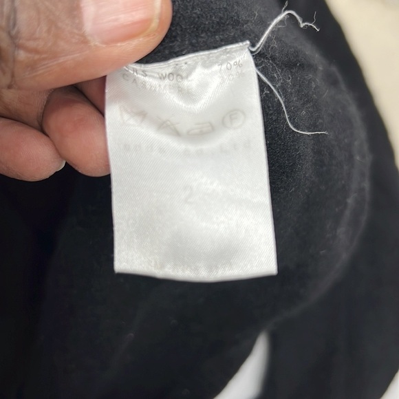 lounge lizard japanese Sweater  Men’s Size 2 Black Cleveland Ohio Wool/Cashmere - Picture 5 of 6